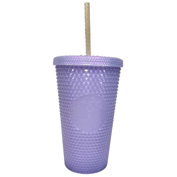 STARBUCKS Limited Edition Studded Honeycomb 16oz Tumbler in icy bling lilac - Picture 1 of 6
